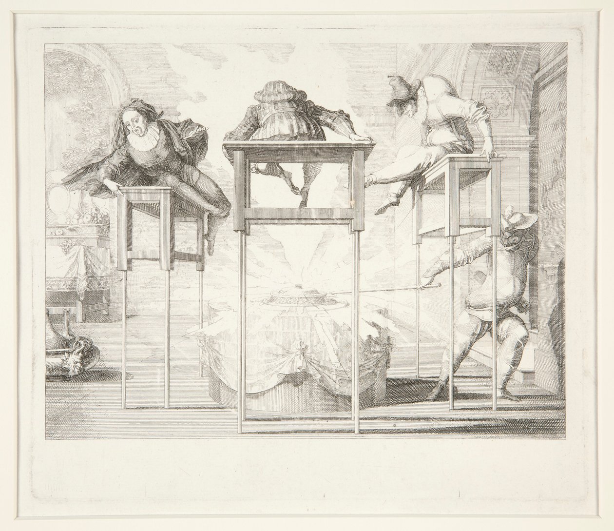 Arlequín Travieso de Claude Gillot