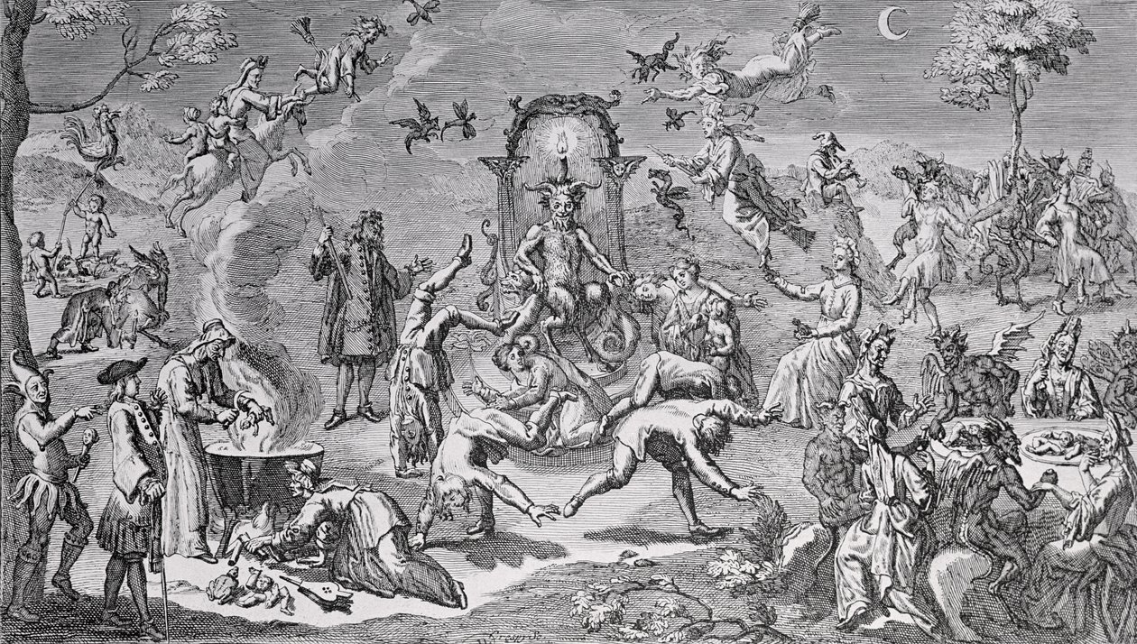 El aquelarre de las brujas de Claude Gillot