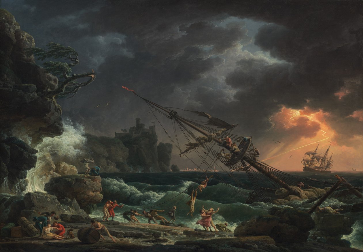 El Naufragio de Claude Joseph Vernet