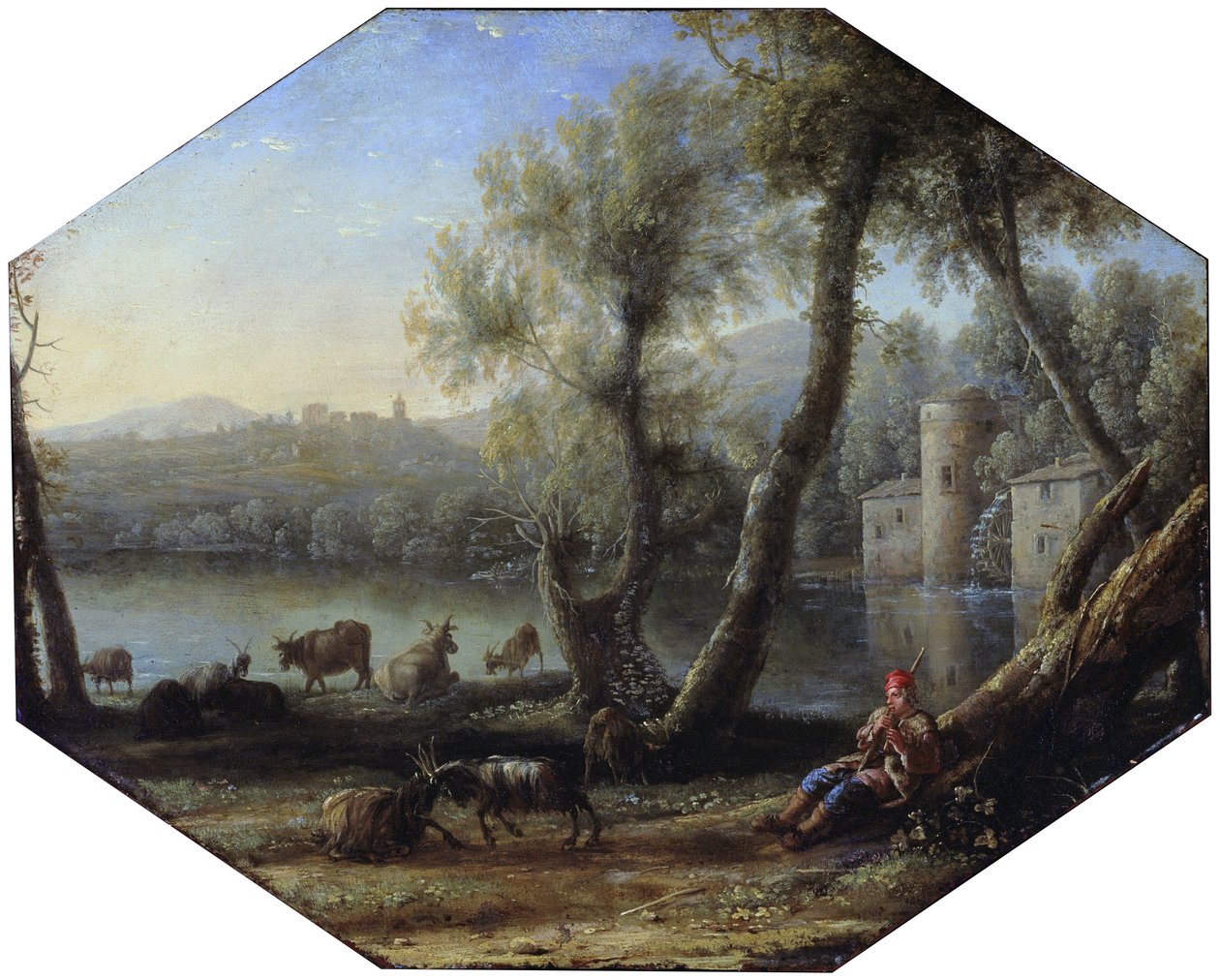 Paisaje pastoral de Claude Lorrain