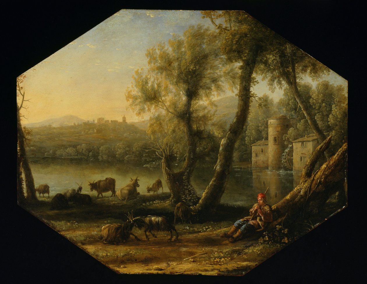 Paisaje pastoral de Claude Lorrain
