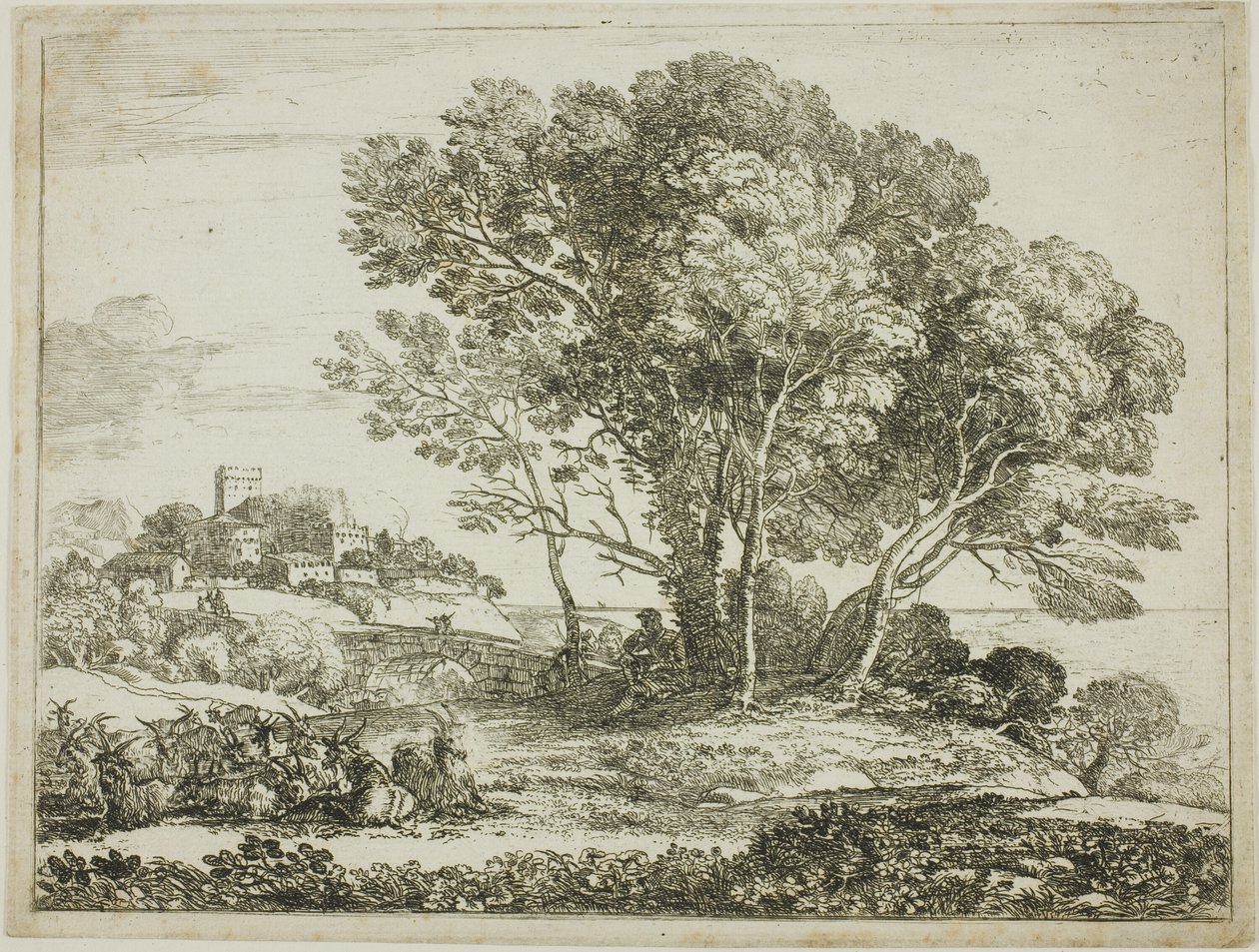 El Pastor de Cabras de Claude Lorrain