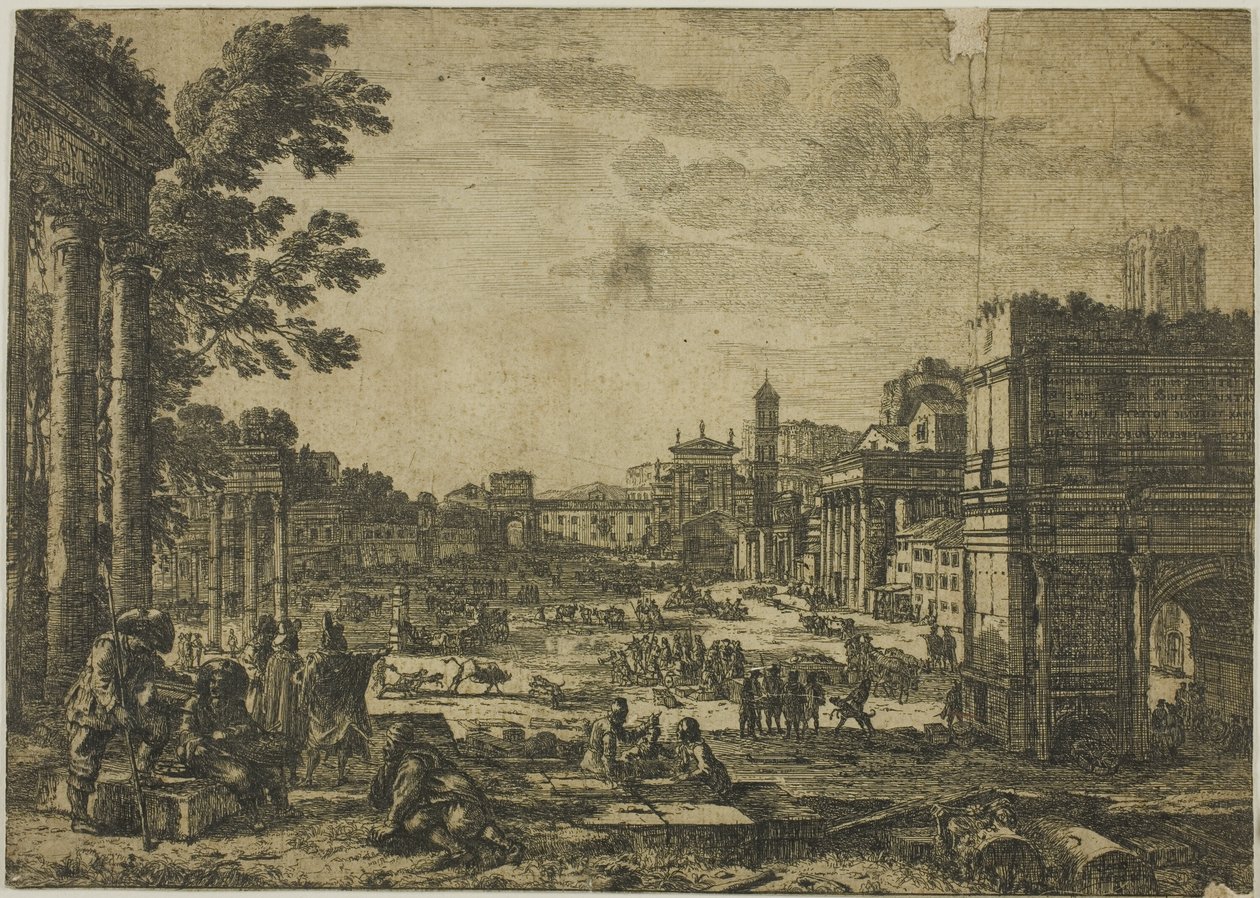 El Foro Romano de Claude Lorrain