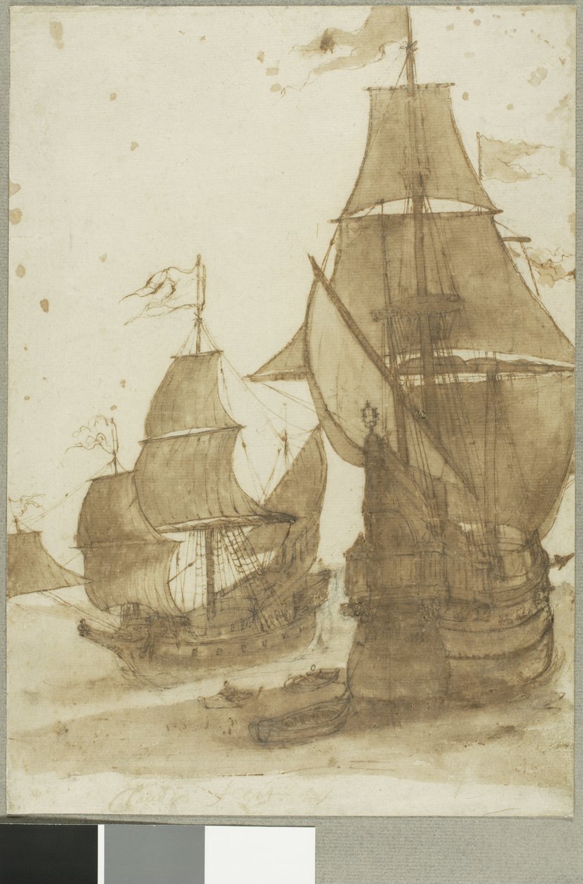 Dos fragatas de Claude Lorrain