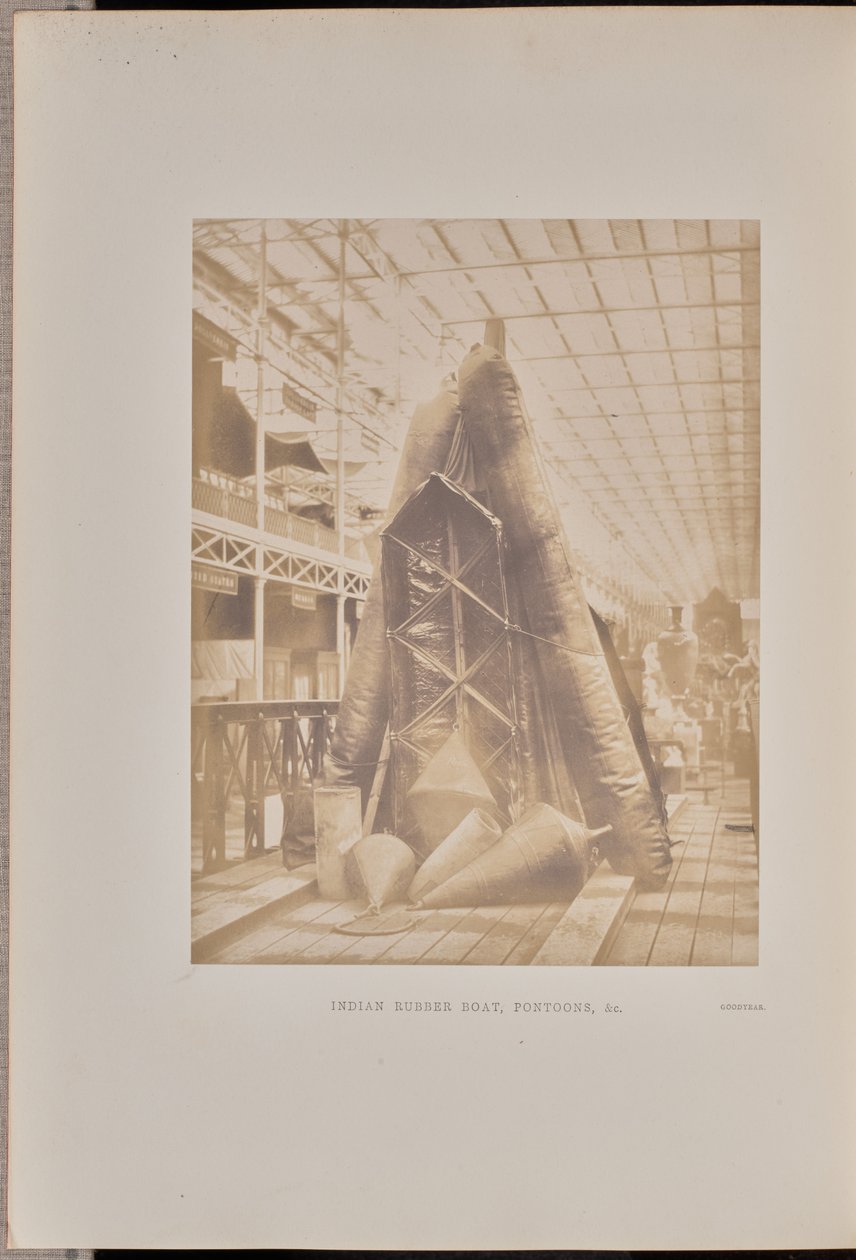 India-Barco de goma, pontones, etcétera de Claude Marie Ferrier