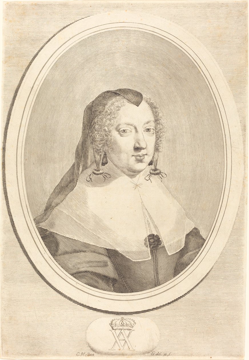 Ana de Austria de Claude Mellan