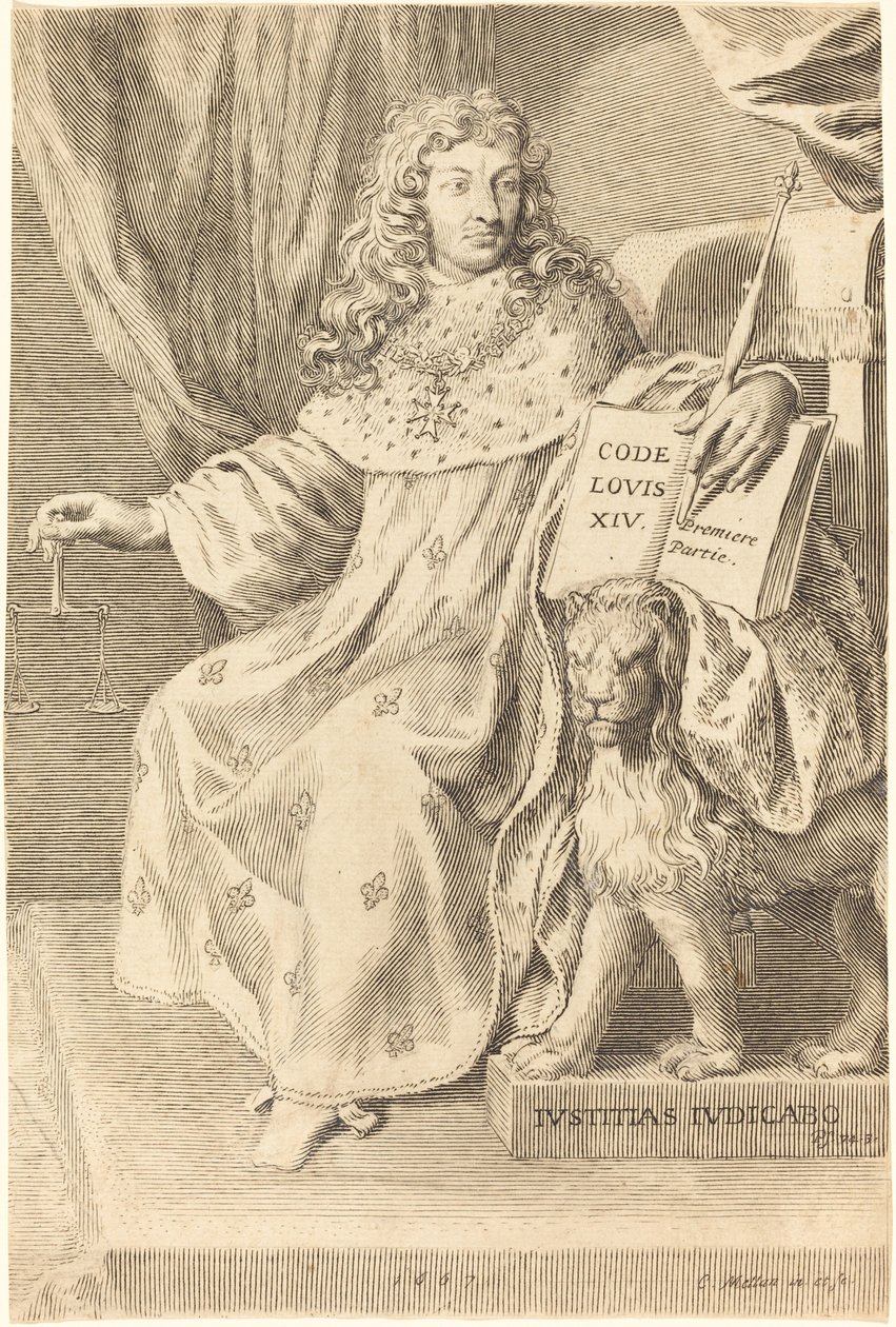 Luis XIV de Claude Mellan