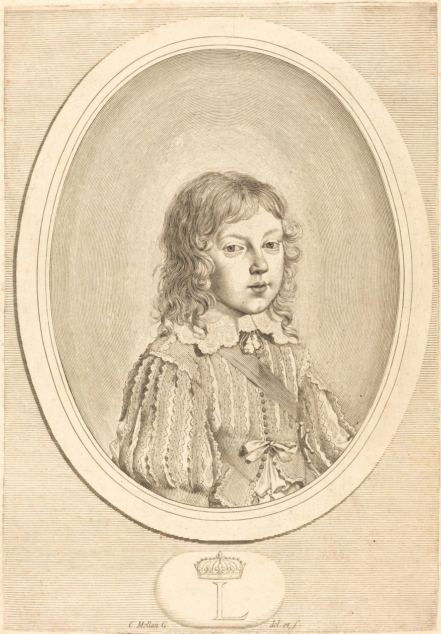 Luis XIV de niño de Claude Mellan