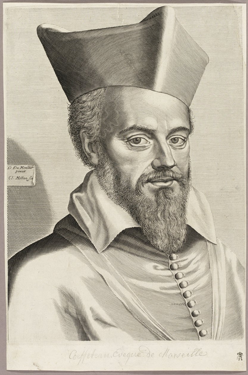 Nicolas Coeffeteau, obispo de Marsella de Claude Mellan