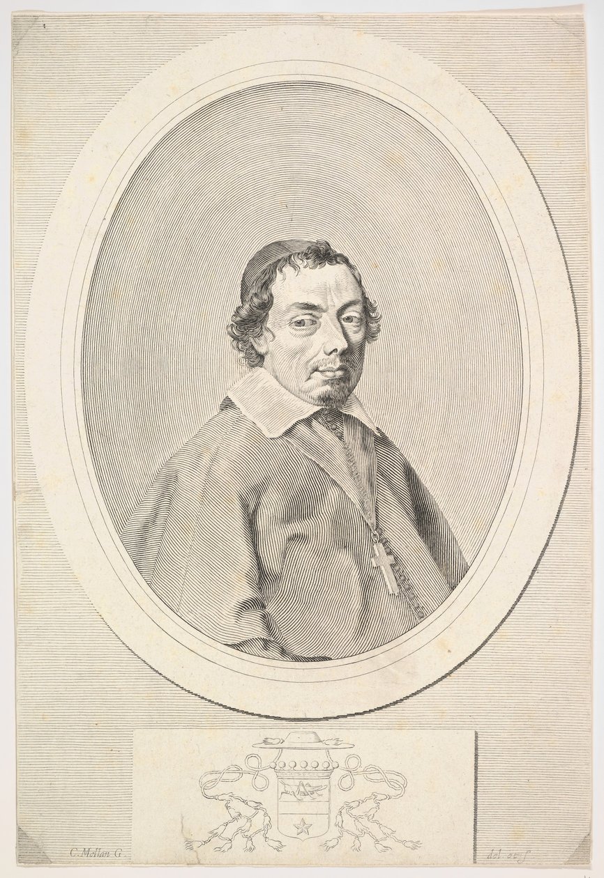 Nicolas Grillé, Obispo de Uzès de Claude Mellan