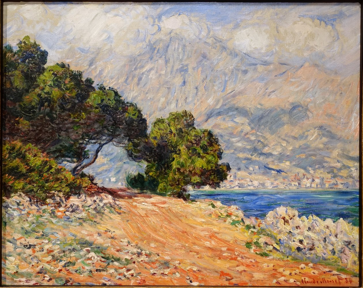 Cap Martin, cerca de Menton de Claude Monet