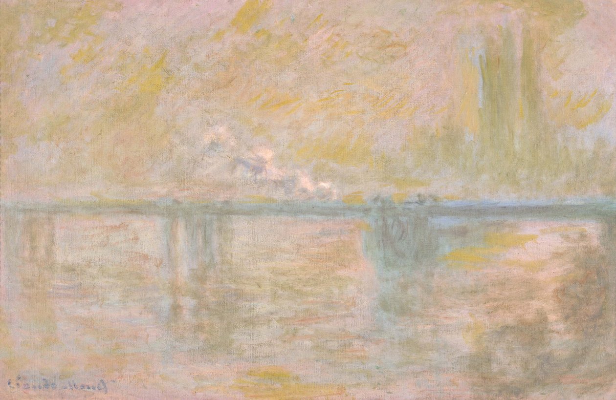 Puente de Charing-Cross en Londres de Claude Monet