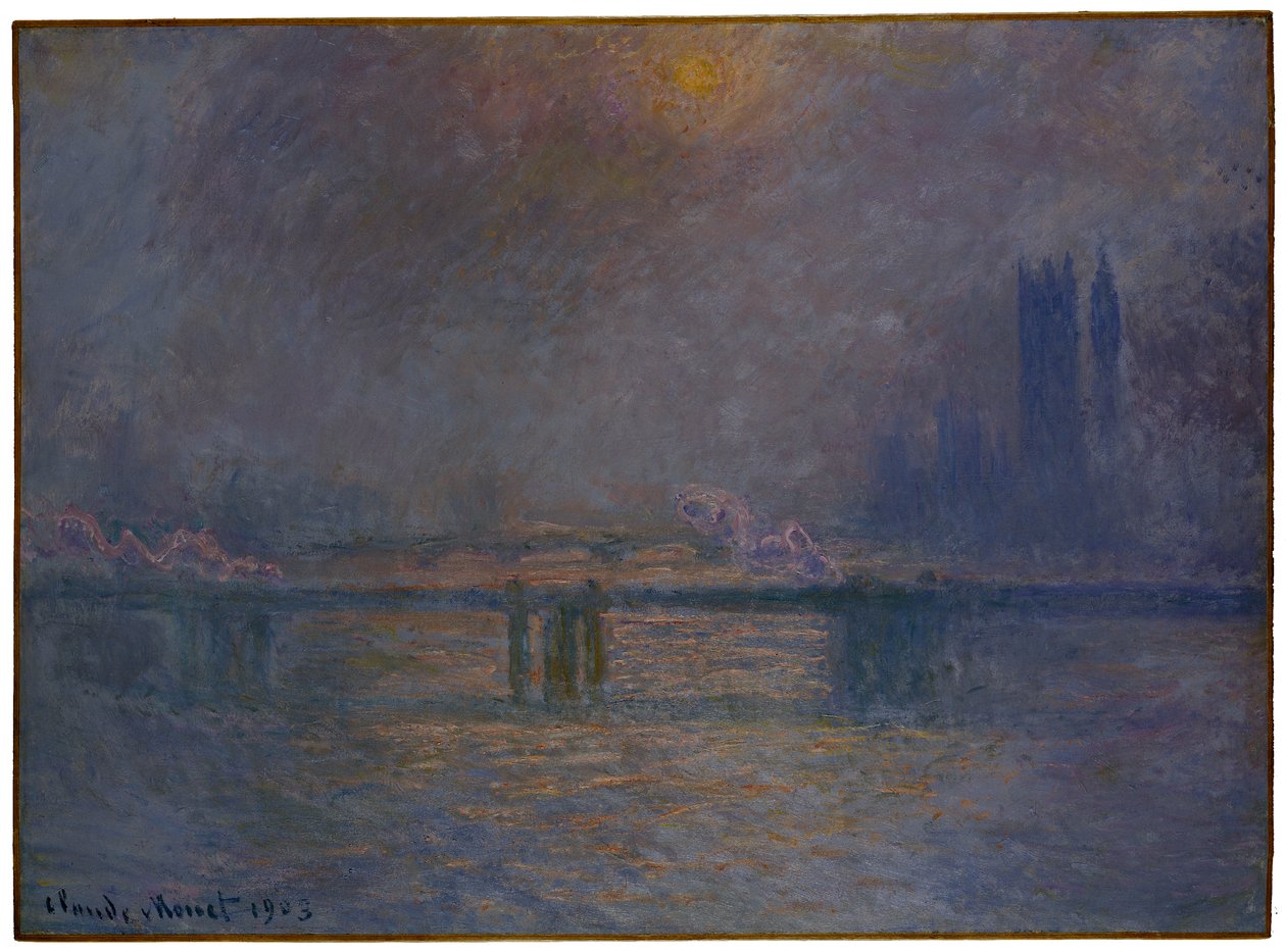 Puente de Charing Cross, El Támesis de Claude Monet