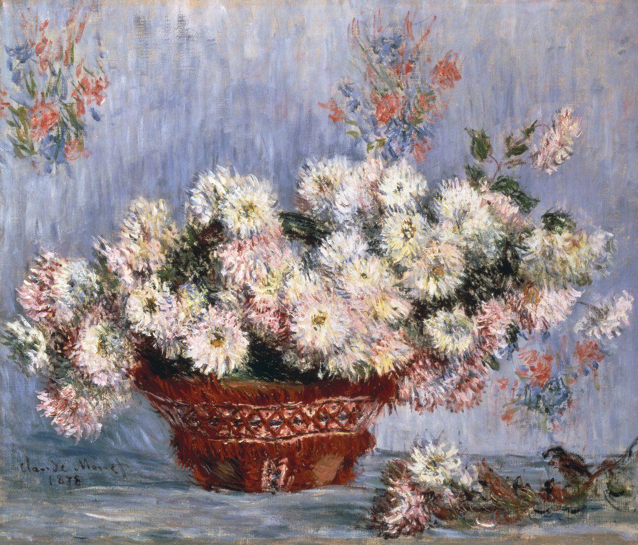 Crisantemos de Claude Monet
