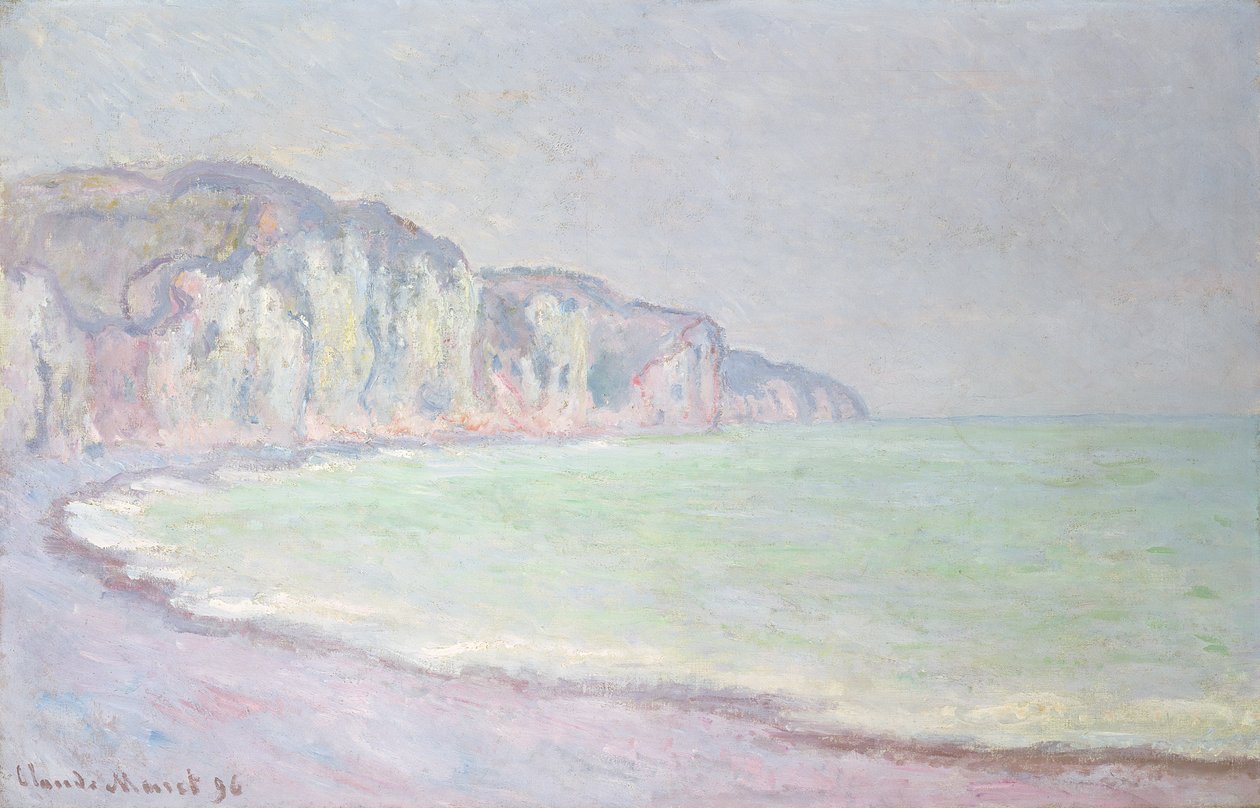 Acantilados en Pourville, 1896 de Claude Monet