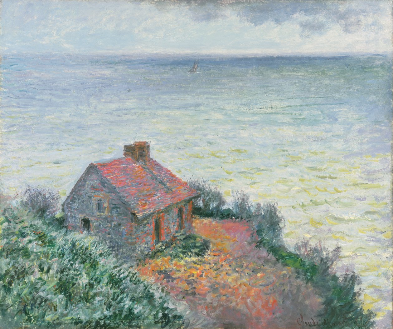 Puesto de Aduanas en Dieppe, 1882 de Claude Monet