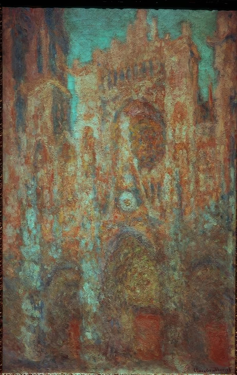 La catedral de Rouen (Catedral en rosa) de Claude Monet