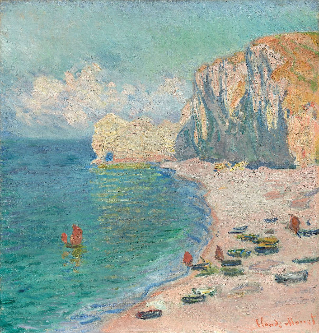 Étretat: La playa y la Falaise d