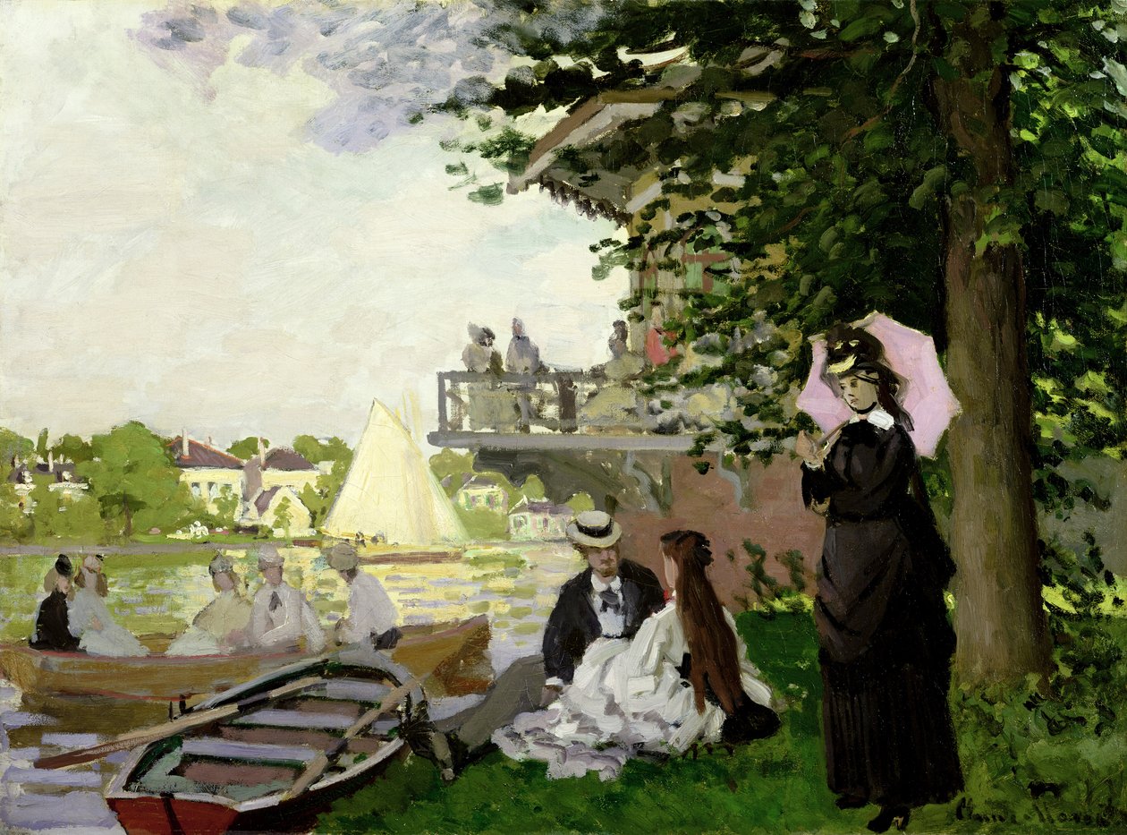 Casa de jardín en el Zaan, Zaandam, 1871 de Claude Monet