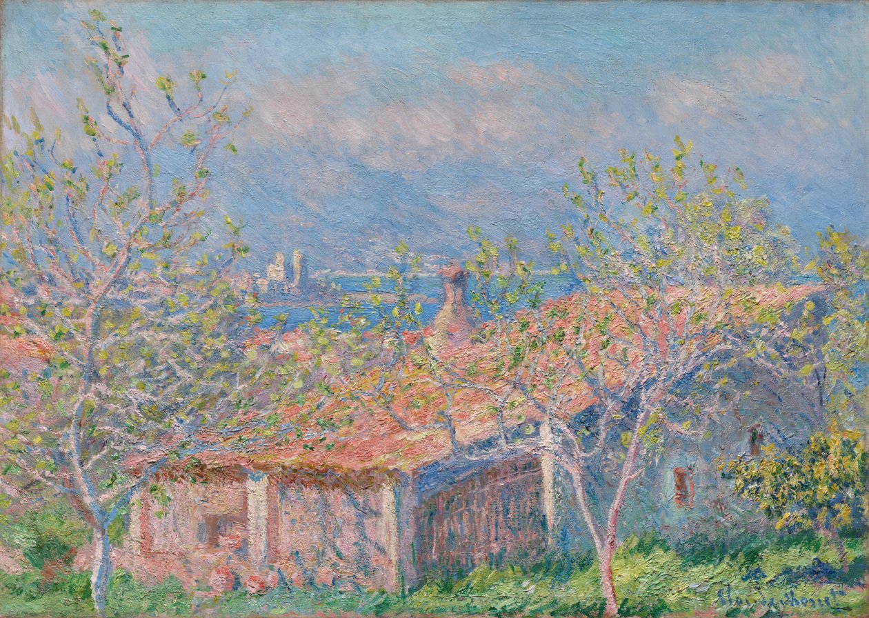 Casa del jardinero en Antibes de Claude Monet