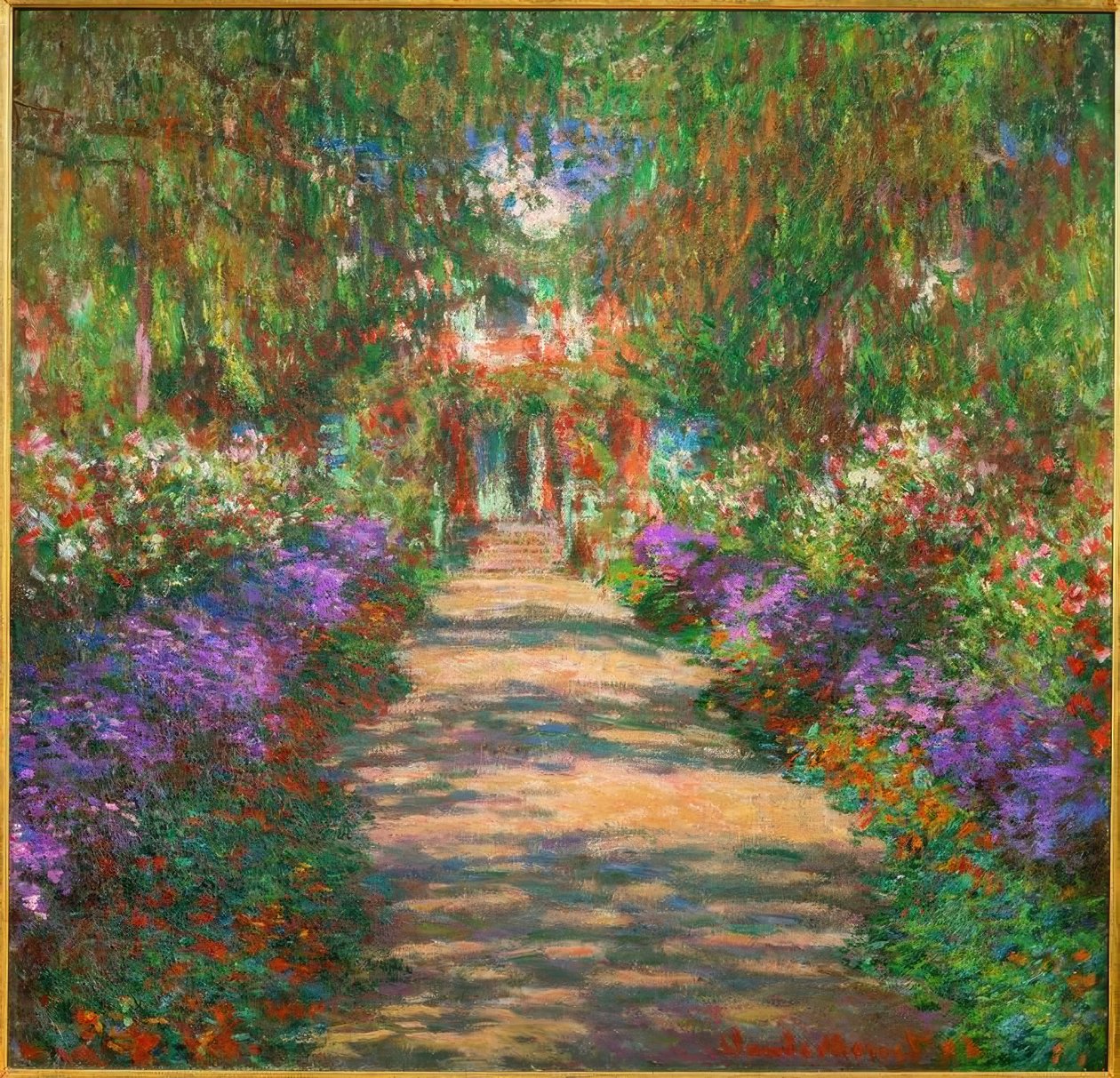 Jardín en Giverny de Claude Monet