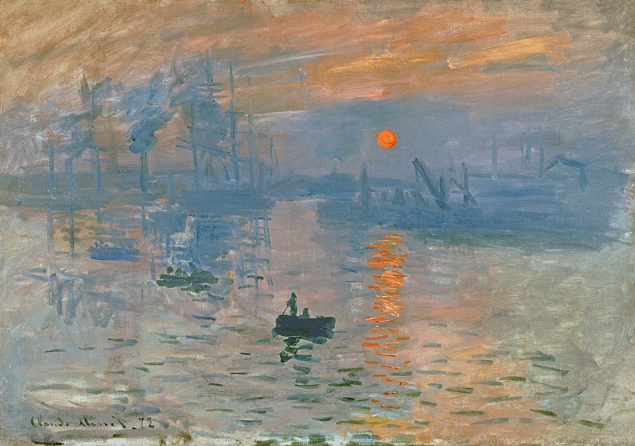 Impresión, Amanecer (Impression, soleil levant), 1872 de Claude Monet