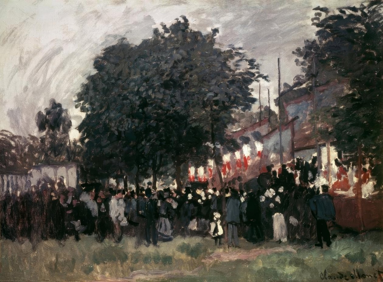 La fiesta de Argenteuil de Claude Monet