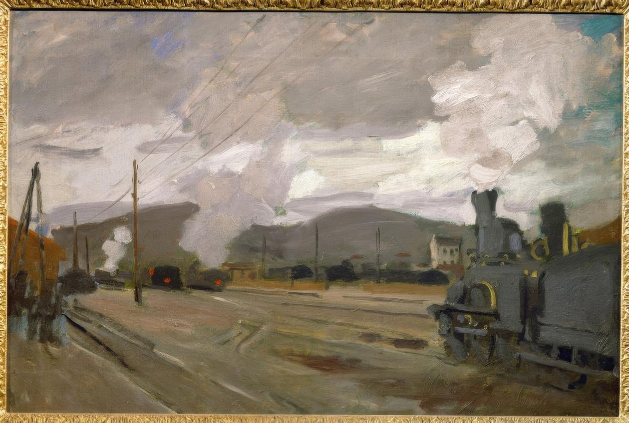 La estación de Argenteuil de Claude Monet