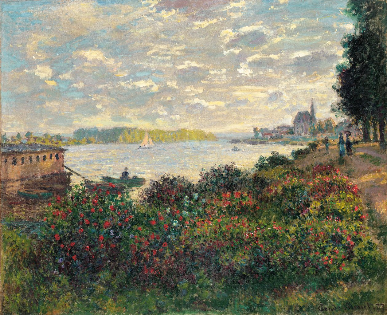 El Sena en Argenteuil de Claude Monet