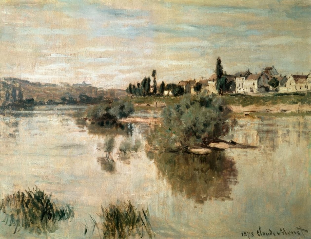 El Sena en Lavacourt de Claude Monet