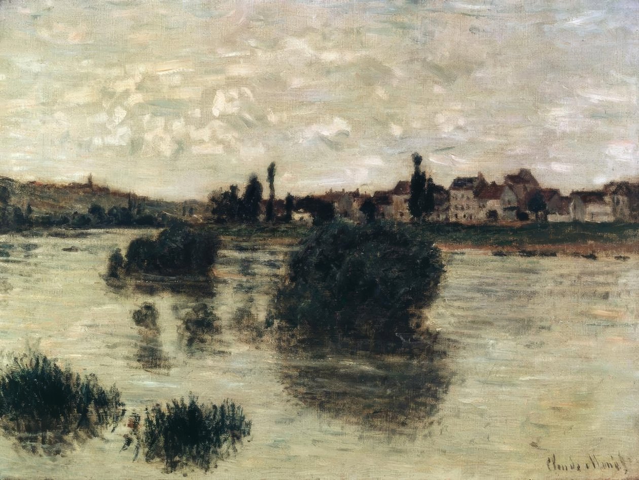 El Sena en Lavacourt de Claude Monet