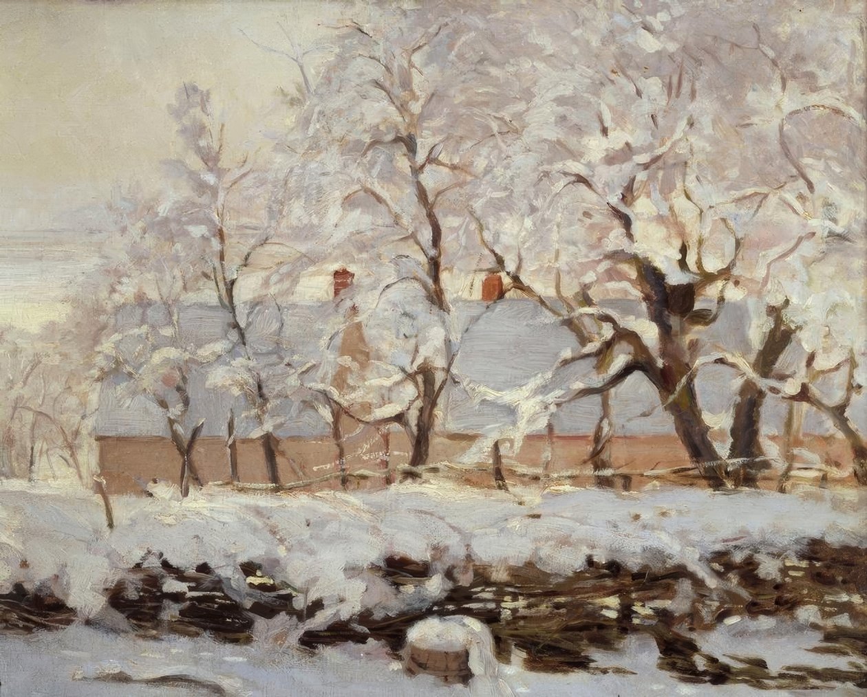 La urraca de Claude Monet