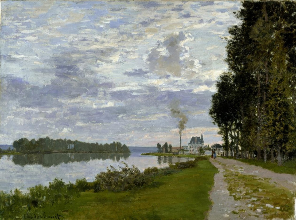 El paseo de Argenteuil de Claude Monet