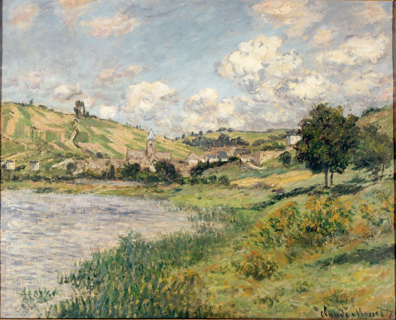 Paisaje. Vétheuil de Claude Monet
