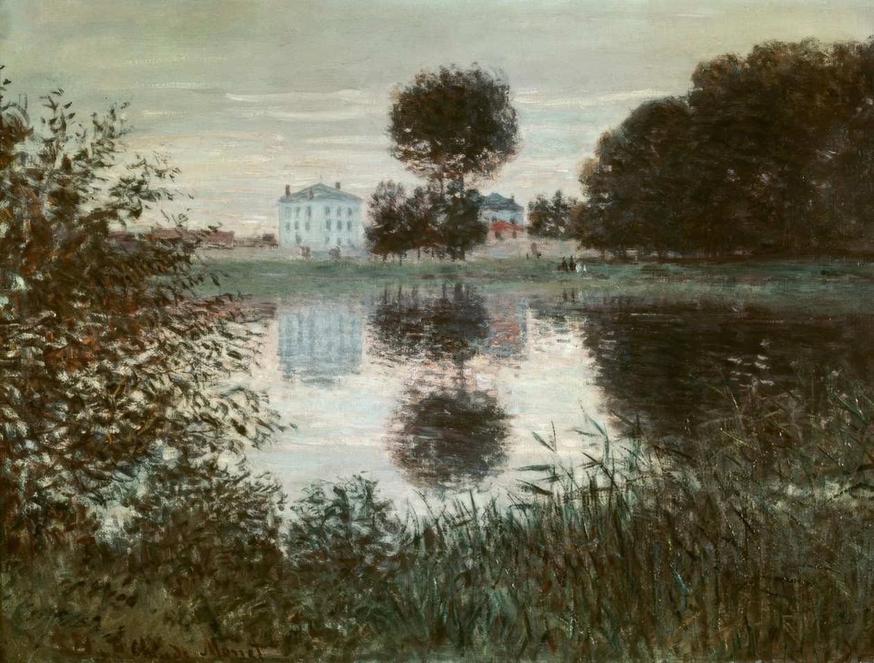 El árbol redondo, Argenteuil de Claude Monet