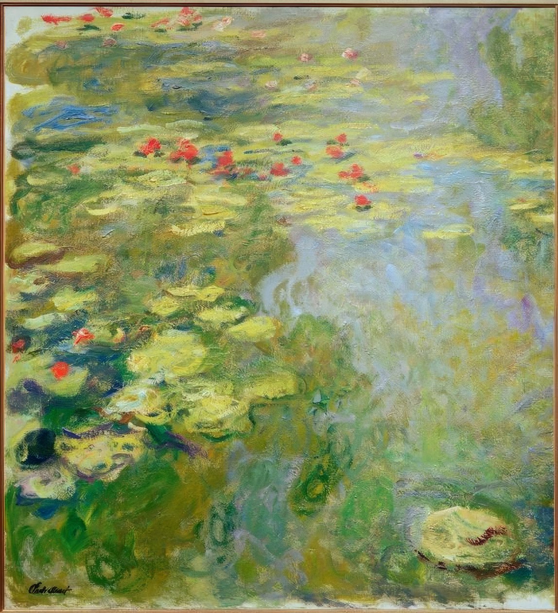 El estanque de nenúfares (parte izquierda) de Claude Monet