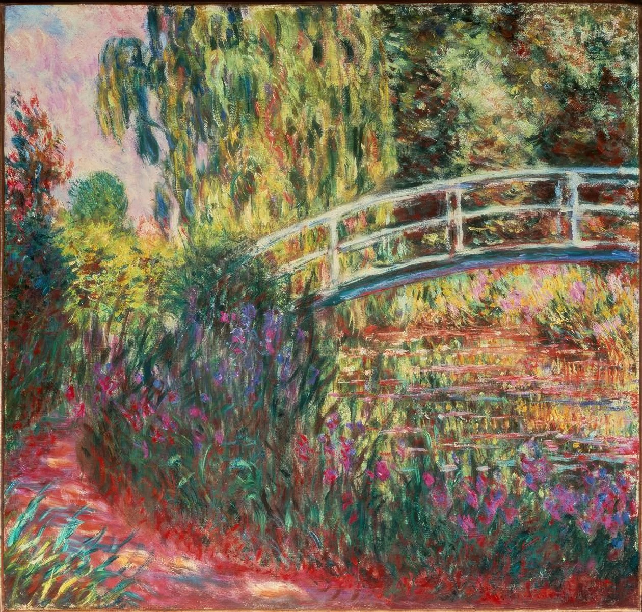 El puente japonés de Claude Monet