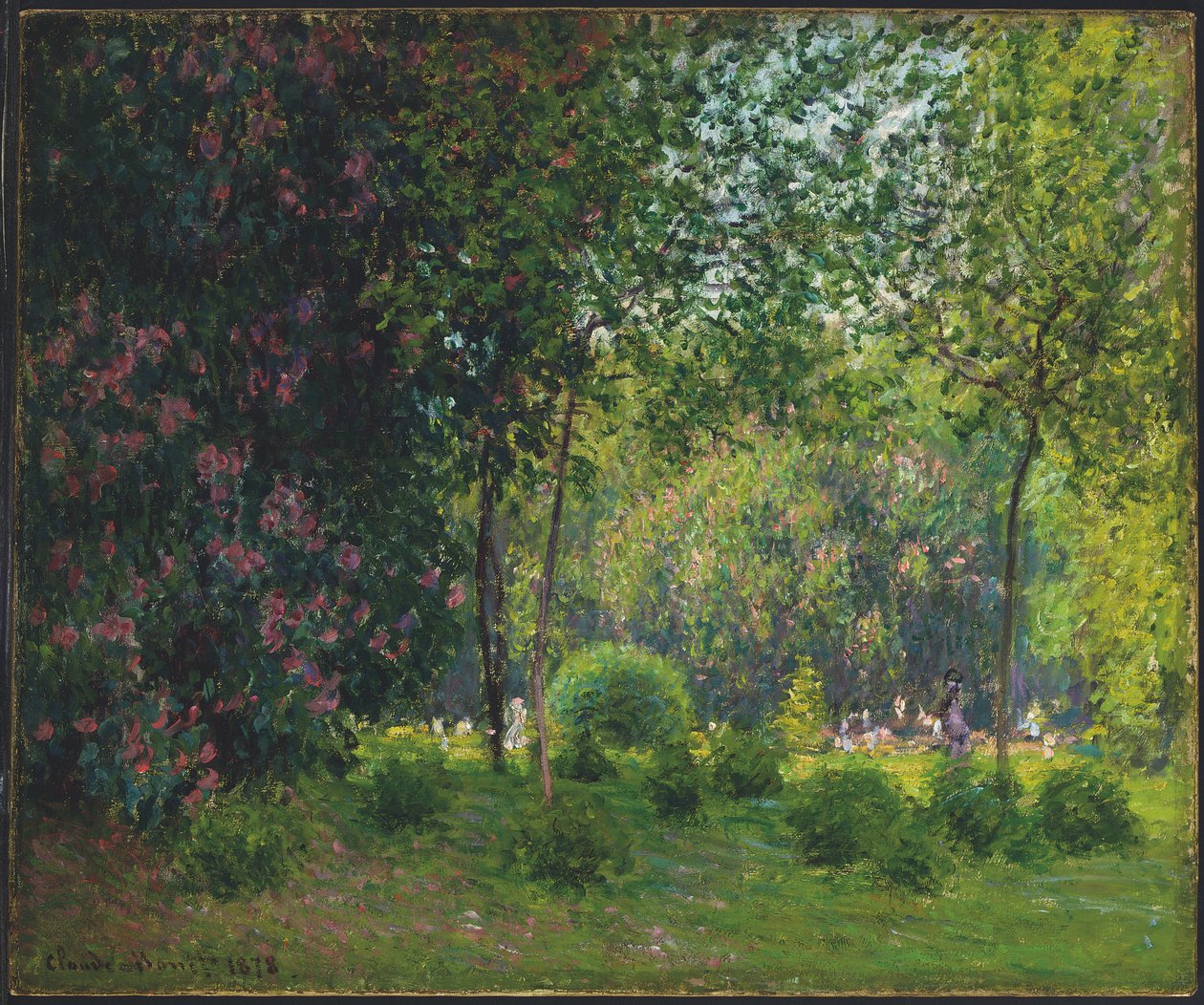 El parque Monceau de Claude Monet