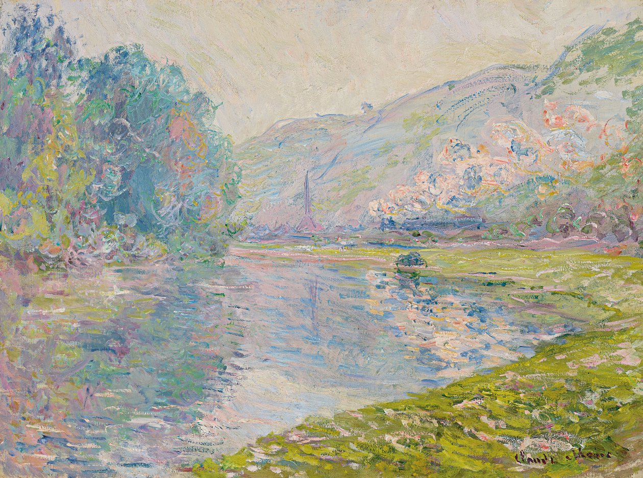 El tren en Jeufosse de Claude Monet