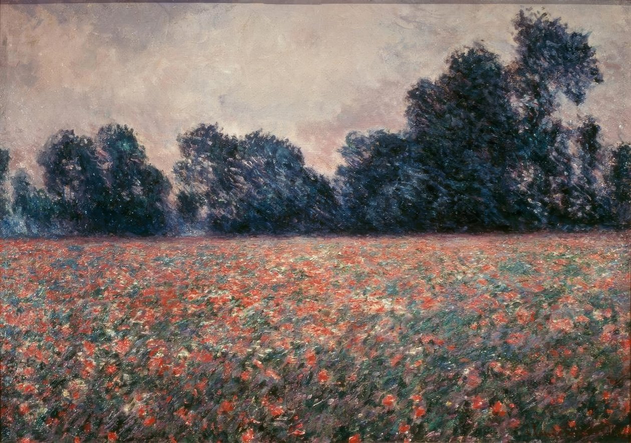 Las amapolas en Giverny de Claude Monet