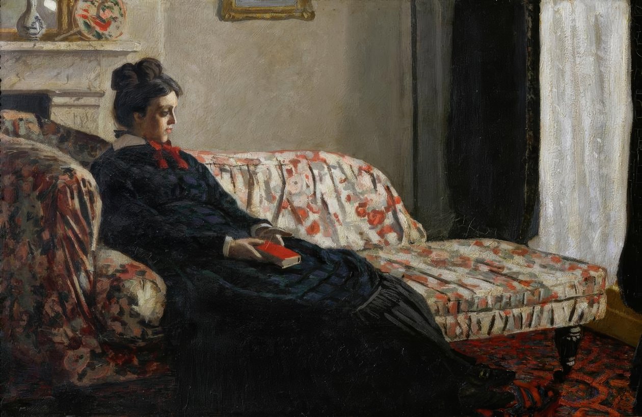 Meditación. Madame Monet en el sofá de Claude Monet