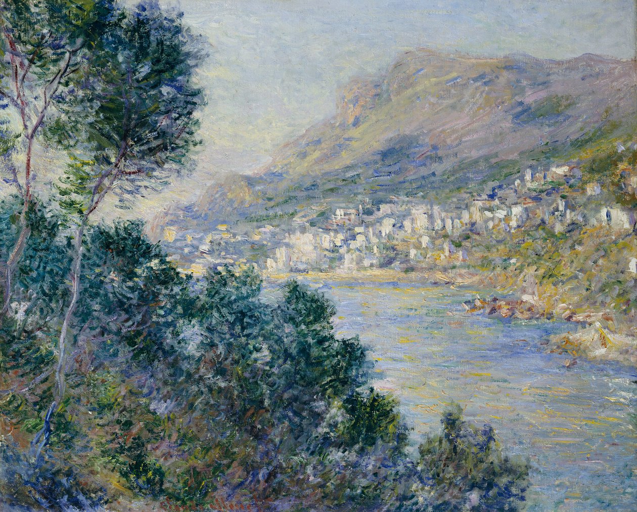 Monte Carlo, vista de Cap Martin de Claude Monet