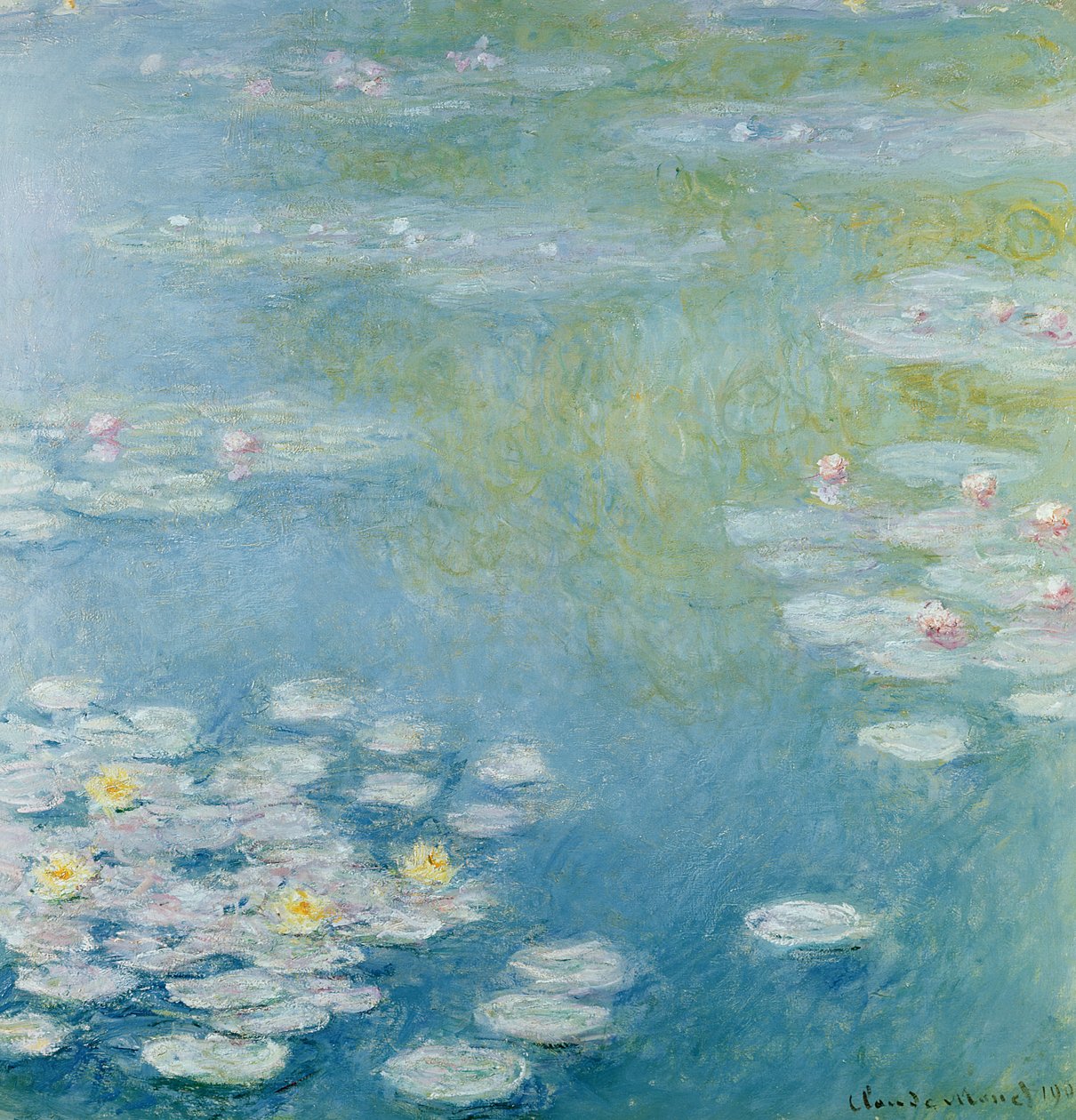 Nenúfares en Giverny de Claude Monet