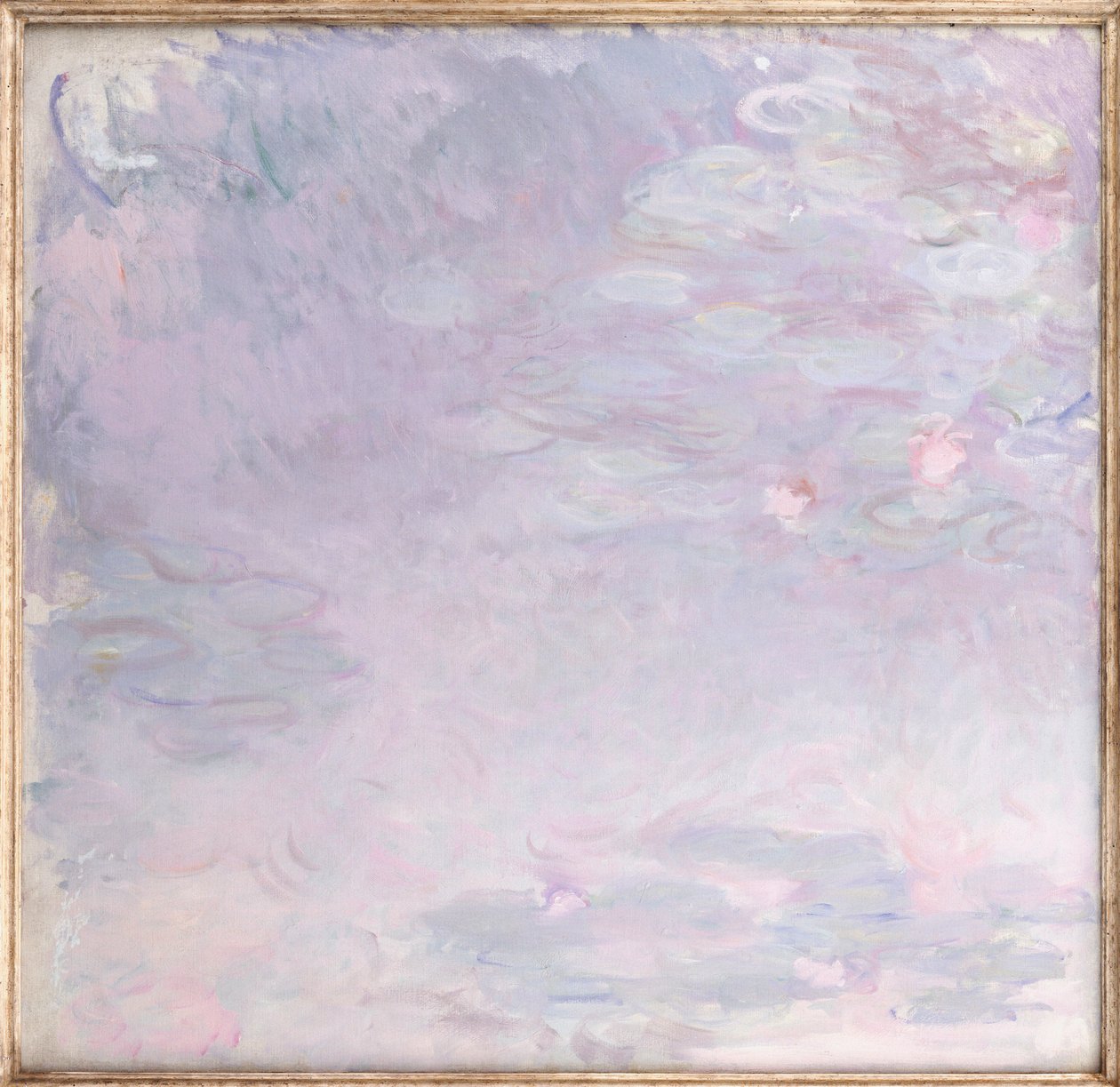 Lirios de agua pálidos, c.1917-25 de Claude Monet