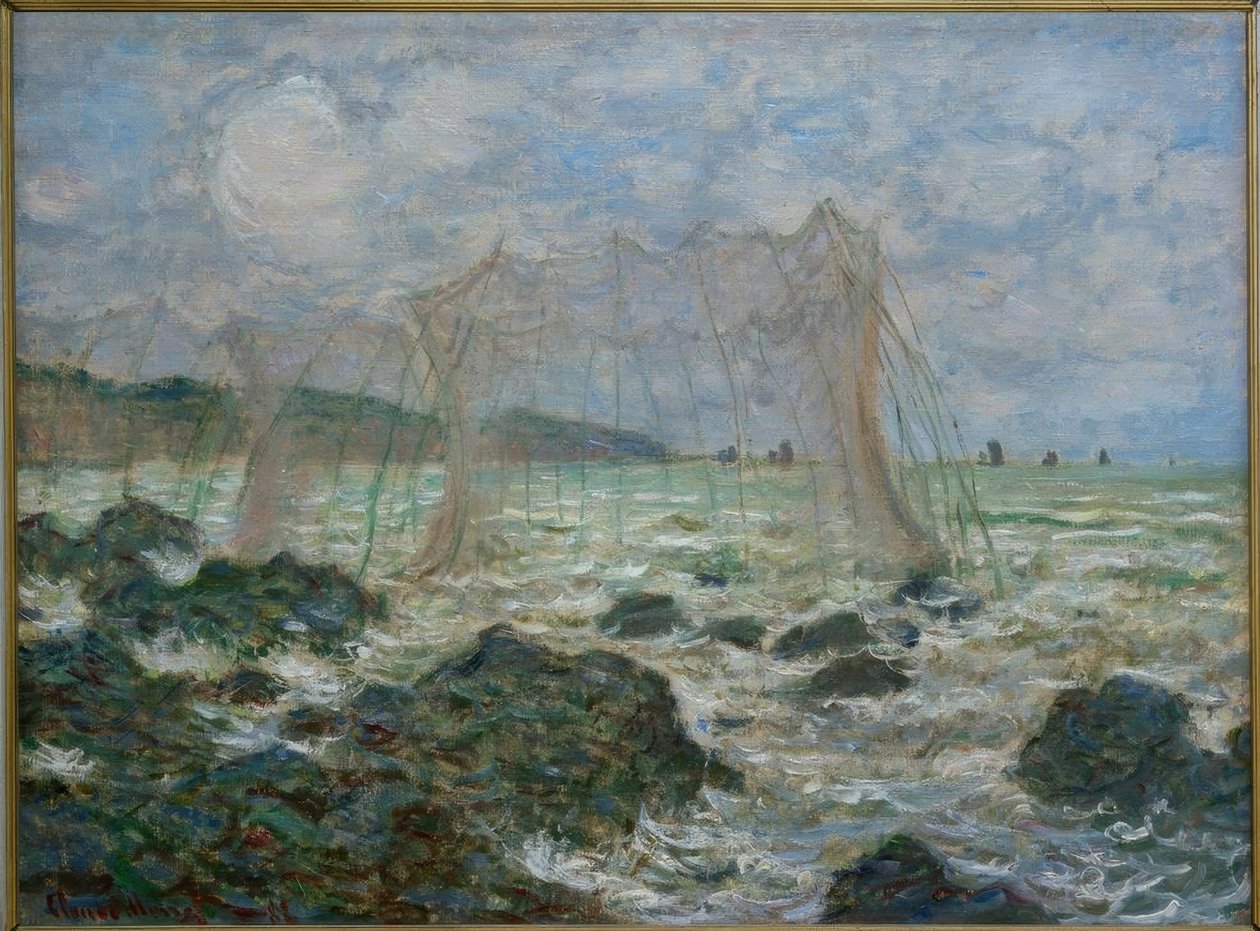 Parque de pesca en Pourville de Claude Monet