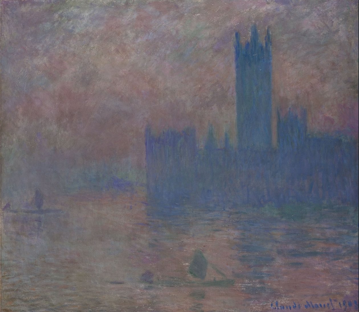Parlamento. Londres de Claude Monet