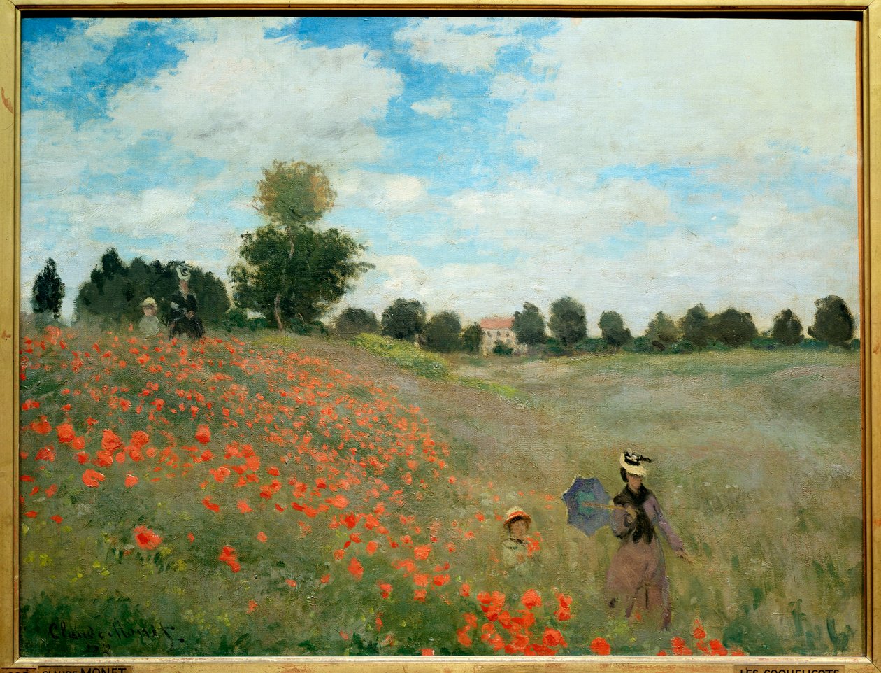 Amapolas, cerca de Argenteuil de Claude Monet