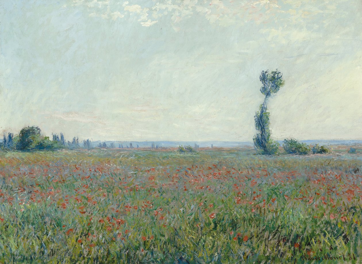 Campo de amapolas de Claude Monet