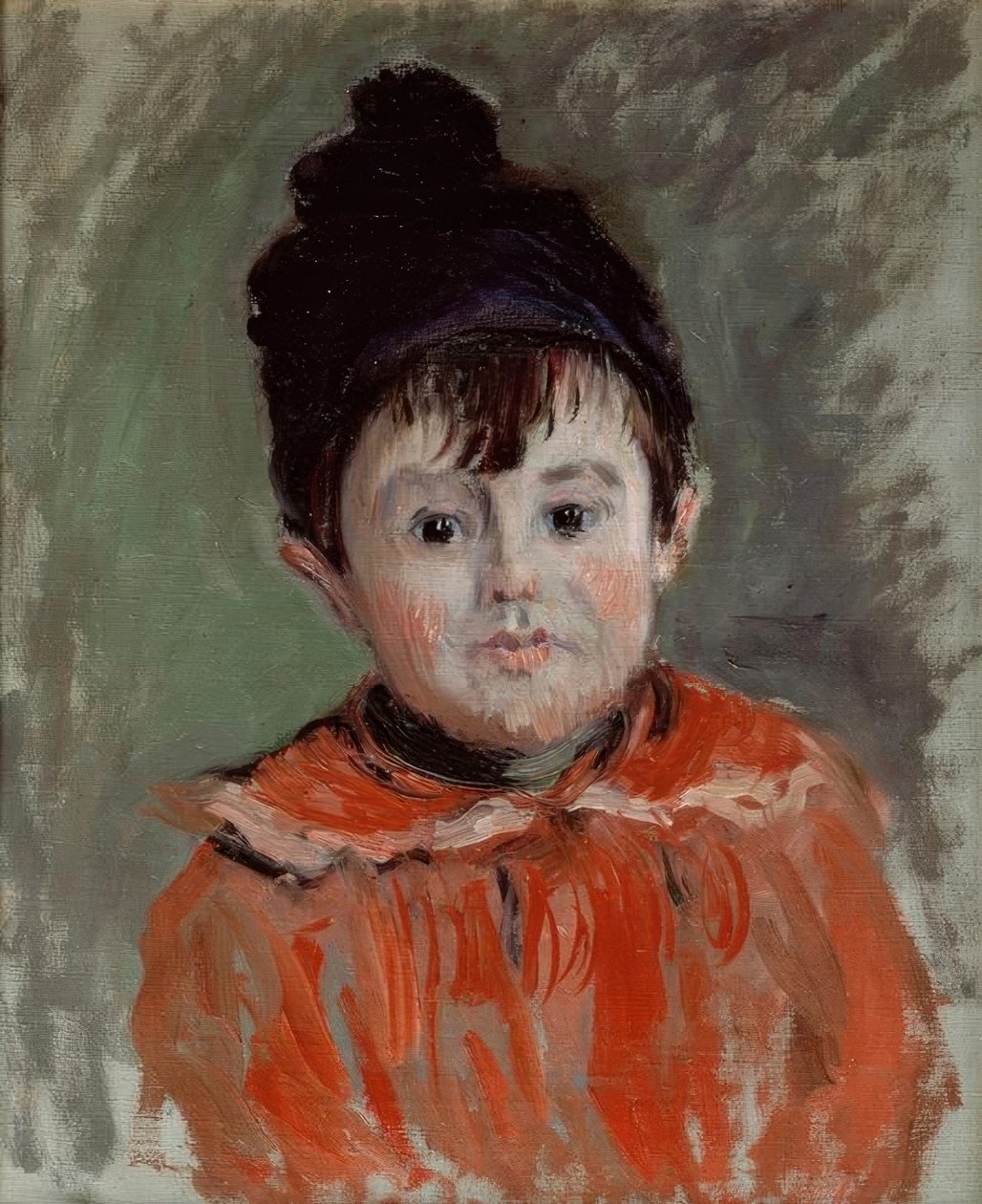 Retrato de Michel con gorro de pompón de Claude Monet