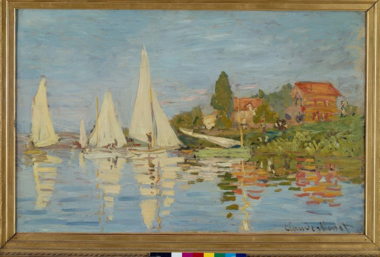 Regatas en Argenteuil de Claude Monet